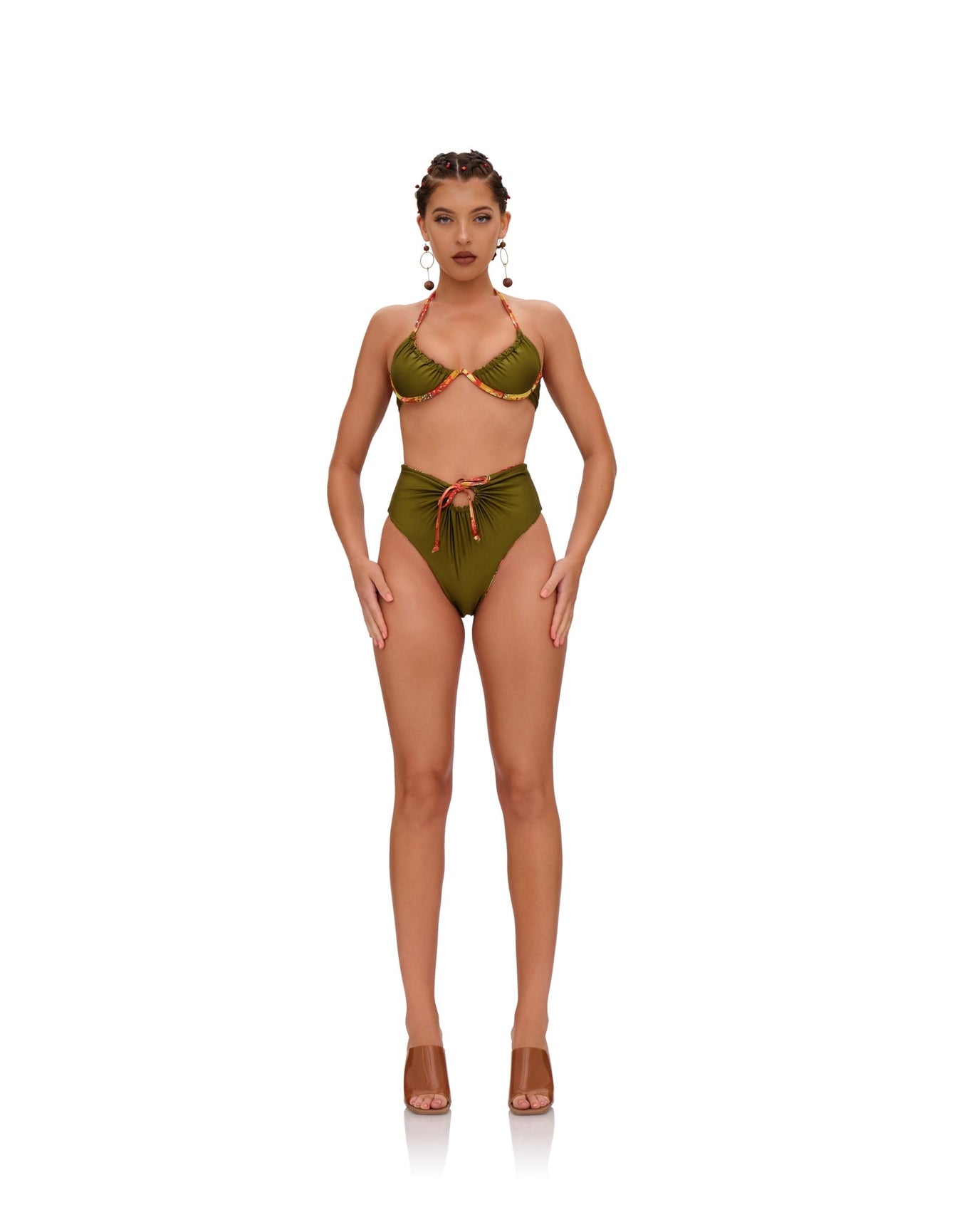 Uwa Reversible Bikini Bottom | Kola Print