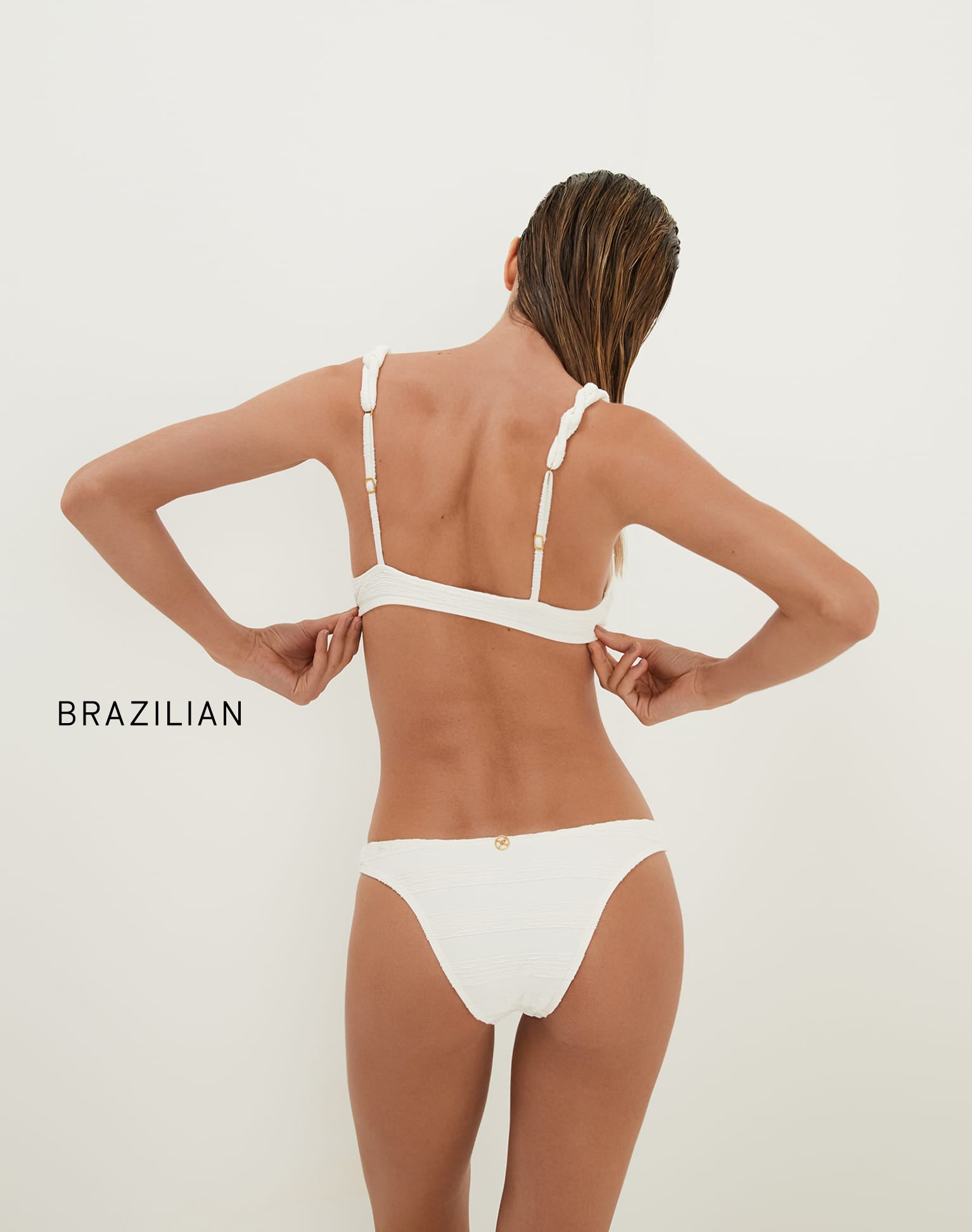 Savyon Basic Bottom - Off White Brazilian / XS