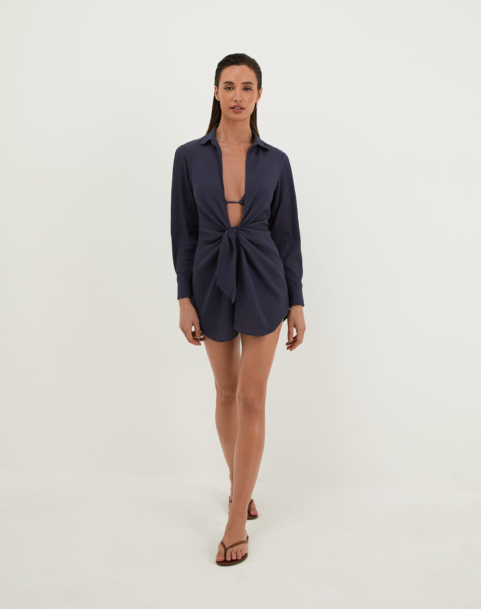 Juliete Short Cover Up - Sailboat XS