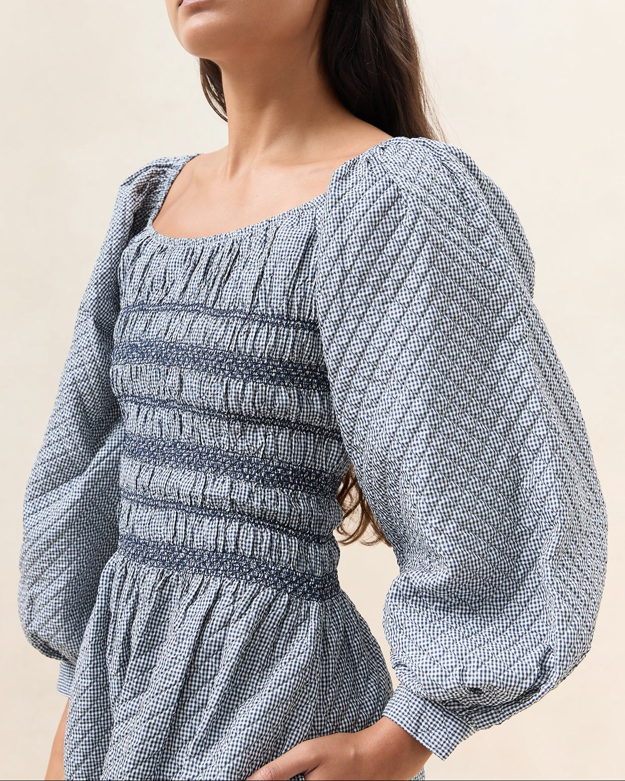 Color: Navy/Navy Gingham