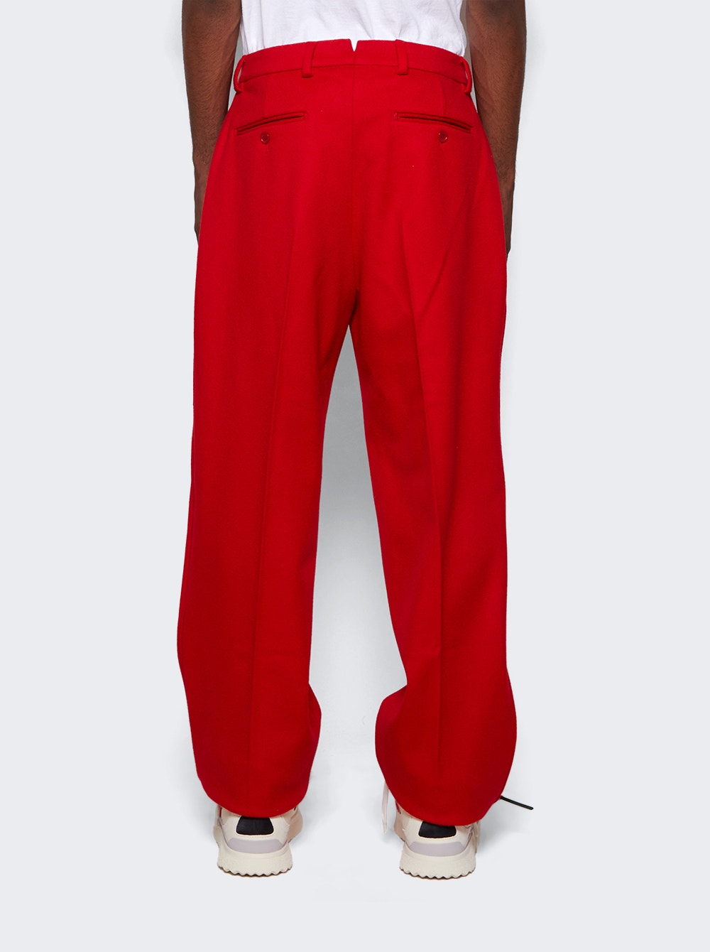 Men | VTMNTS | Wool Tailored Pant | Red