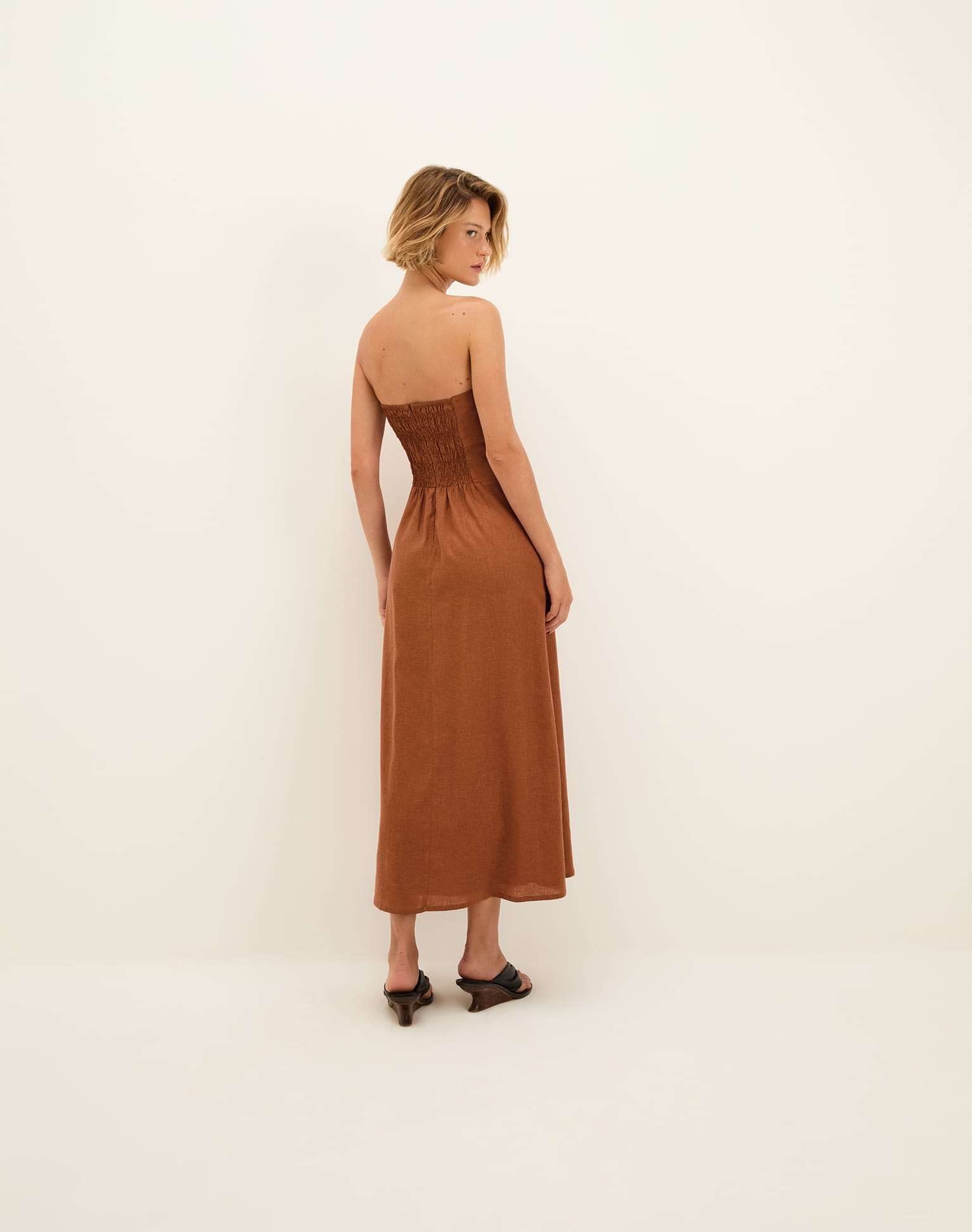Greta Midi Dress - Devotion XS
