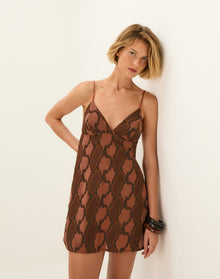 Coen Short Dress - Embroidered Devotion XS