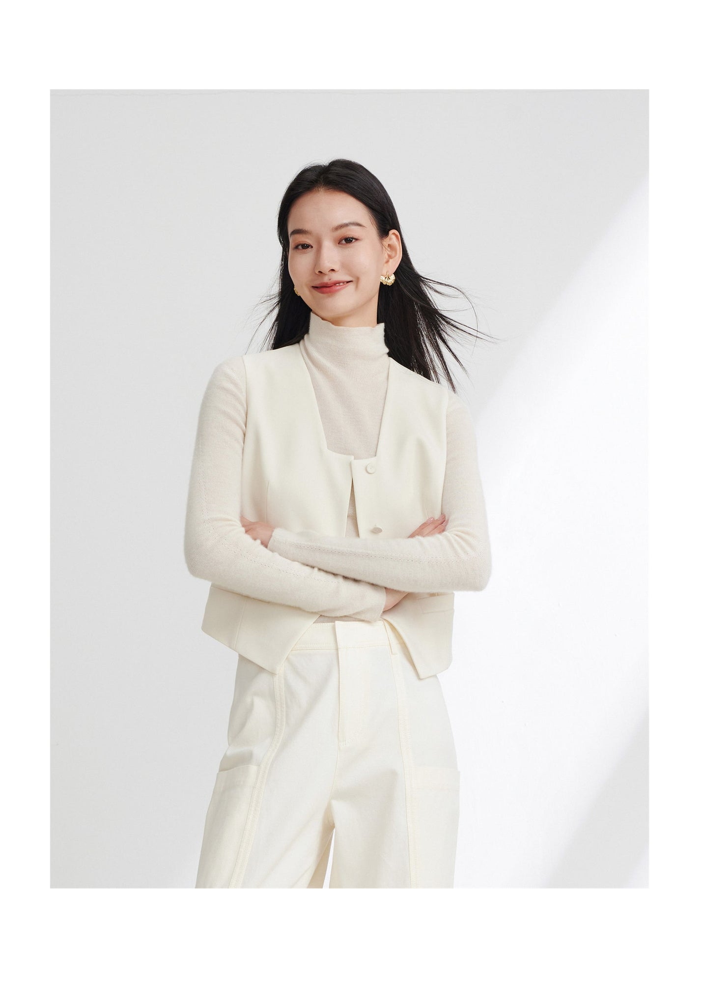 Vest | White