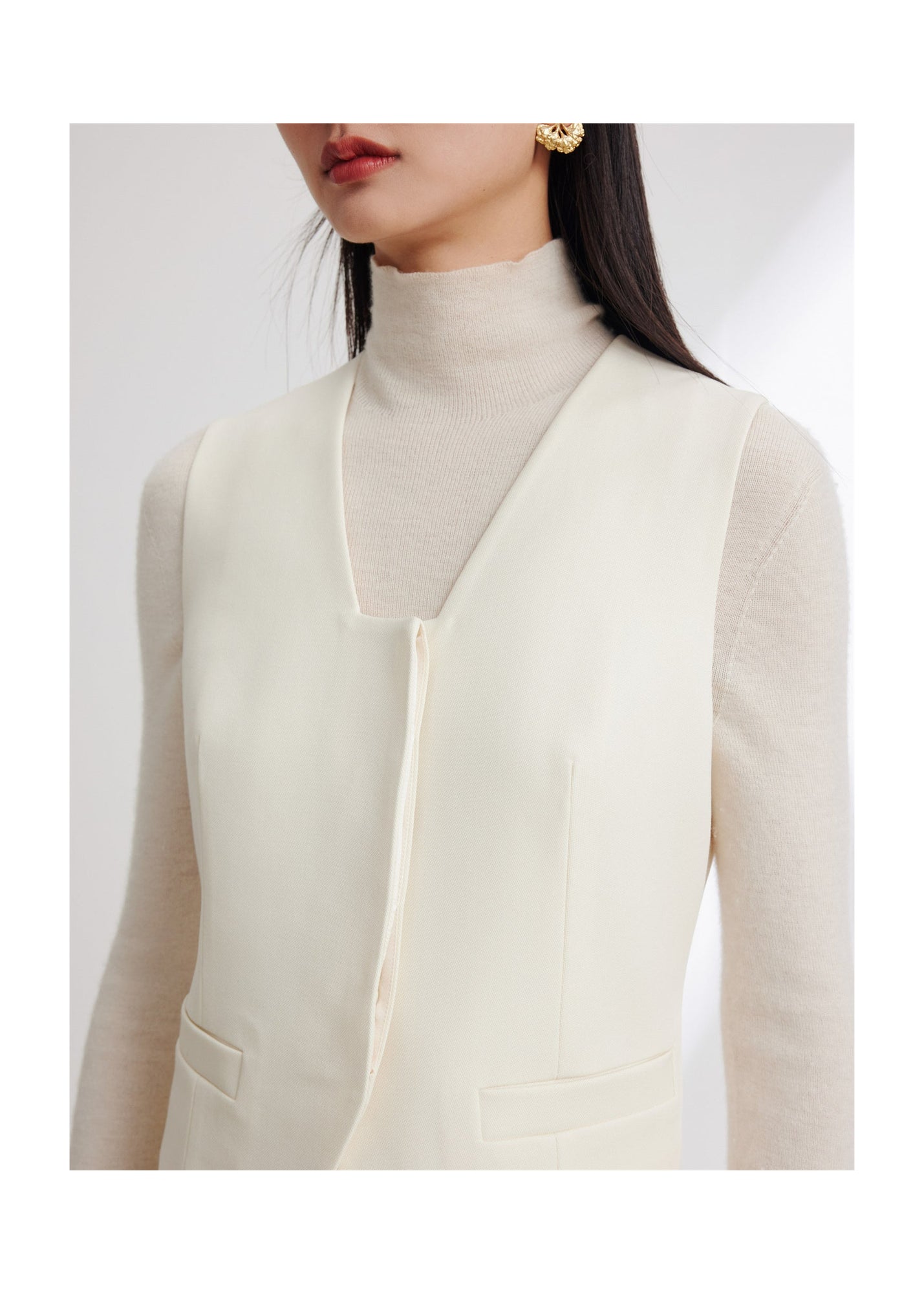 Vest | White