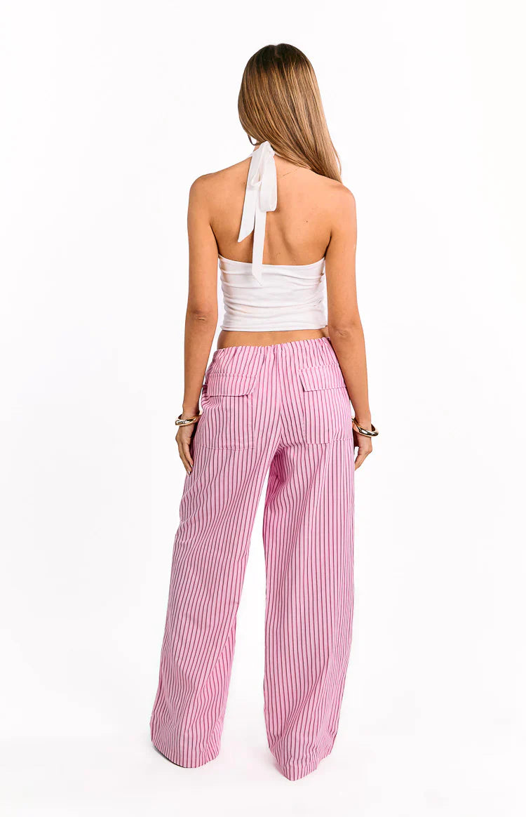 Vienna Pants | Pink Stripe
