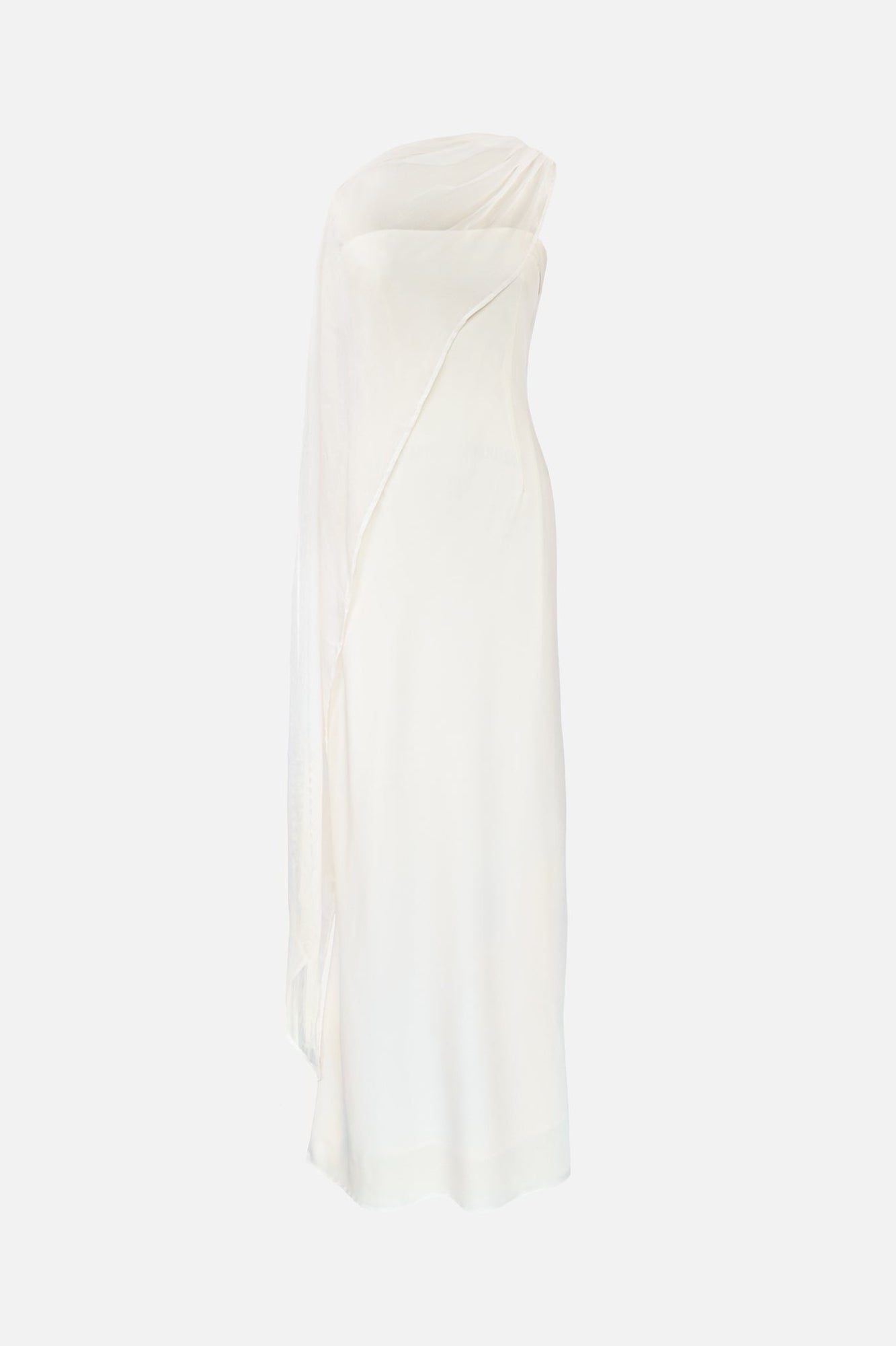 Vitoria Cape Dress | Ivory
