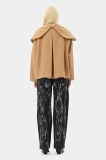 Double Face Wool Jacket | Latte