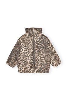 Leo Puffers Midi Jacket | Almond Milk