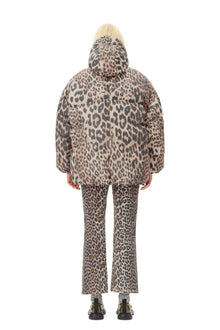 Leo Puffers Midi Jacket | Almond Milk