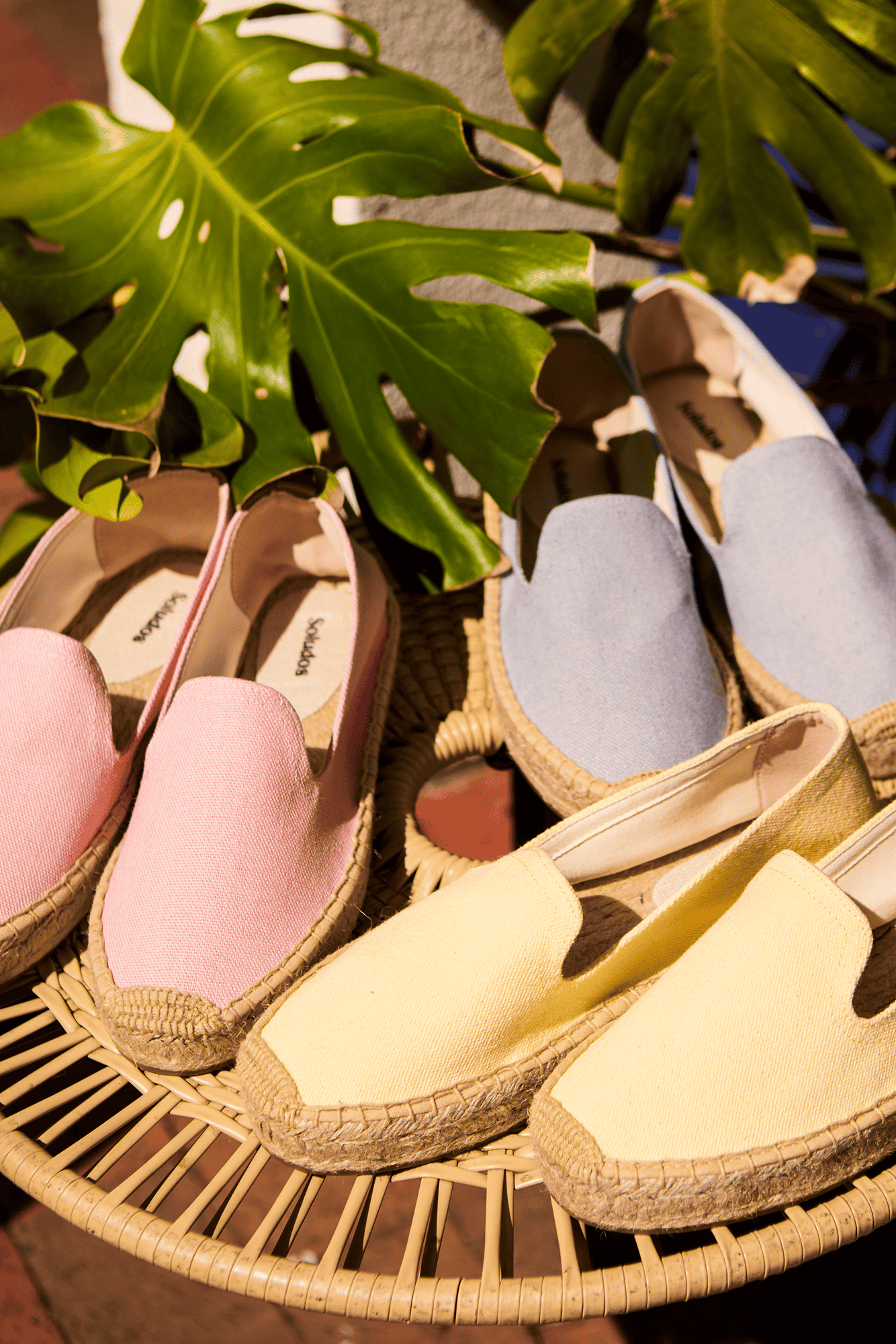 Women's Platform Smoking Espadrille | Woven Color | Dolphin Blue - Womens Espadrilles - Dolphin Blue - Soludos - 