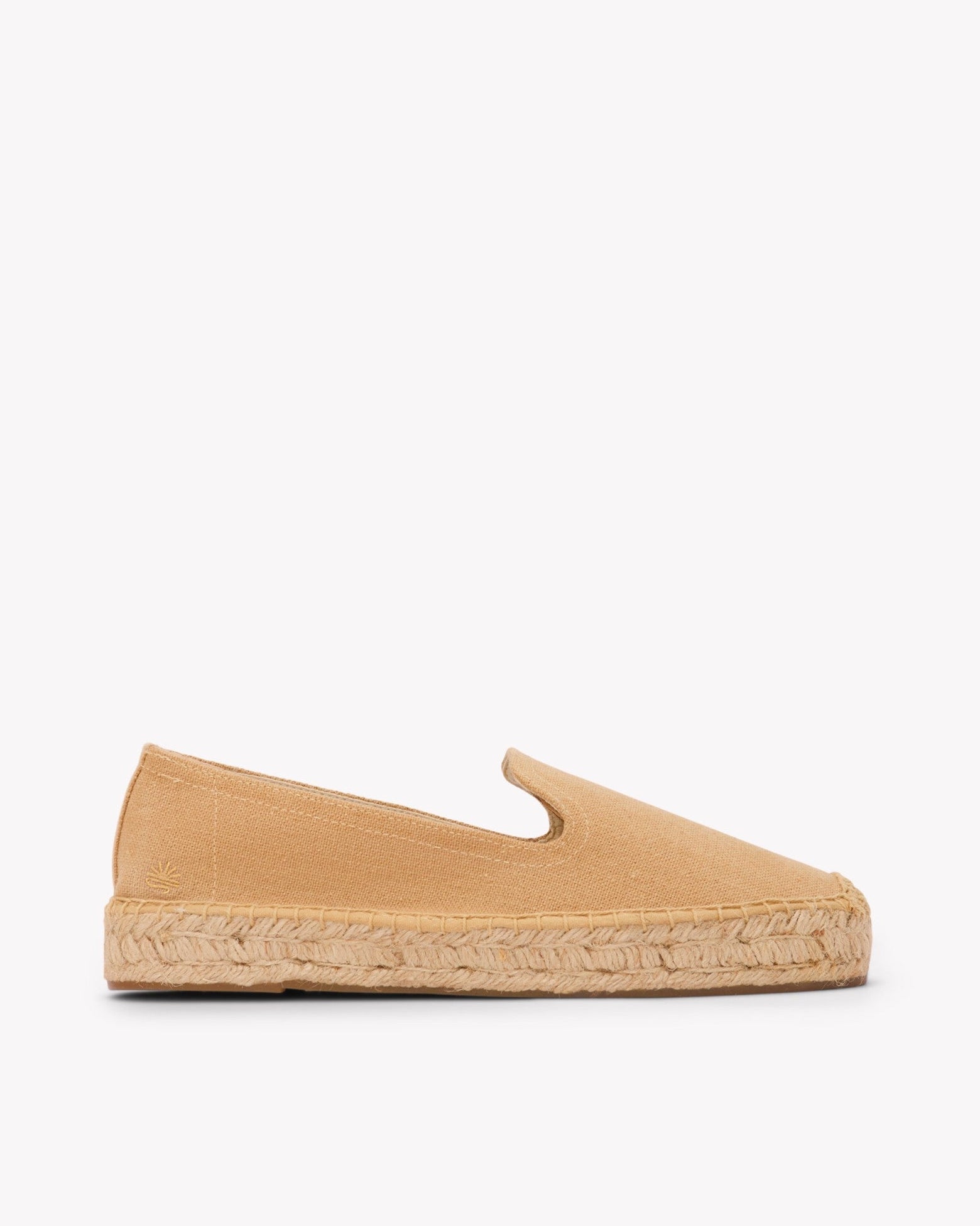 Women's Platform Smoking Espadrille | Woven Color | Safari Brown - Women's Espadrilles - Safari Brown - Soludos - 