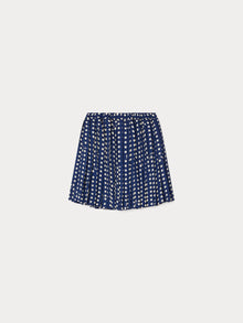 Girl | Jais Pleated Skirt | Navy