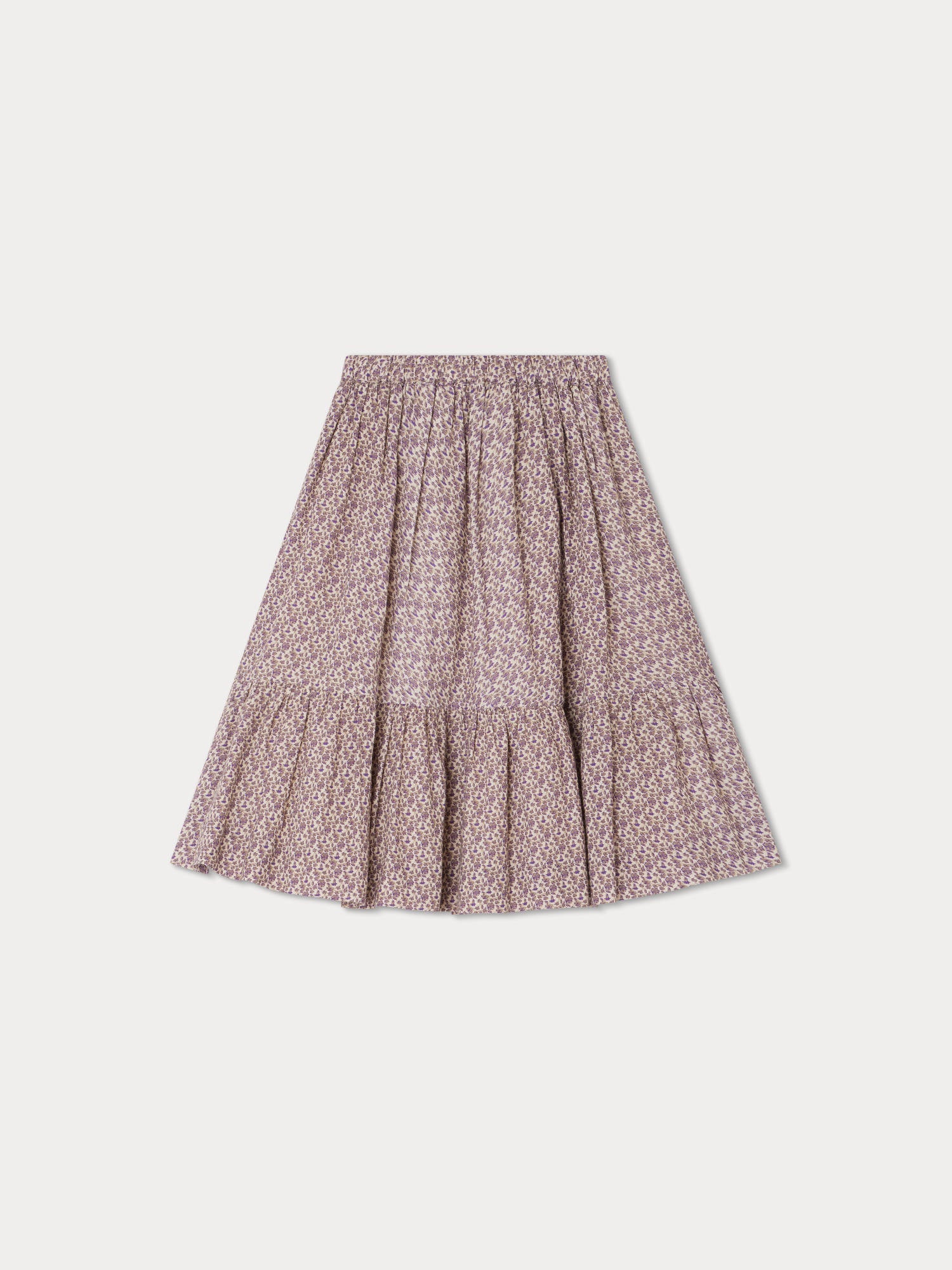 Girl | Daisy Skirt | Taupe Flowers