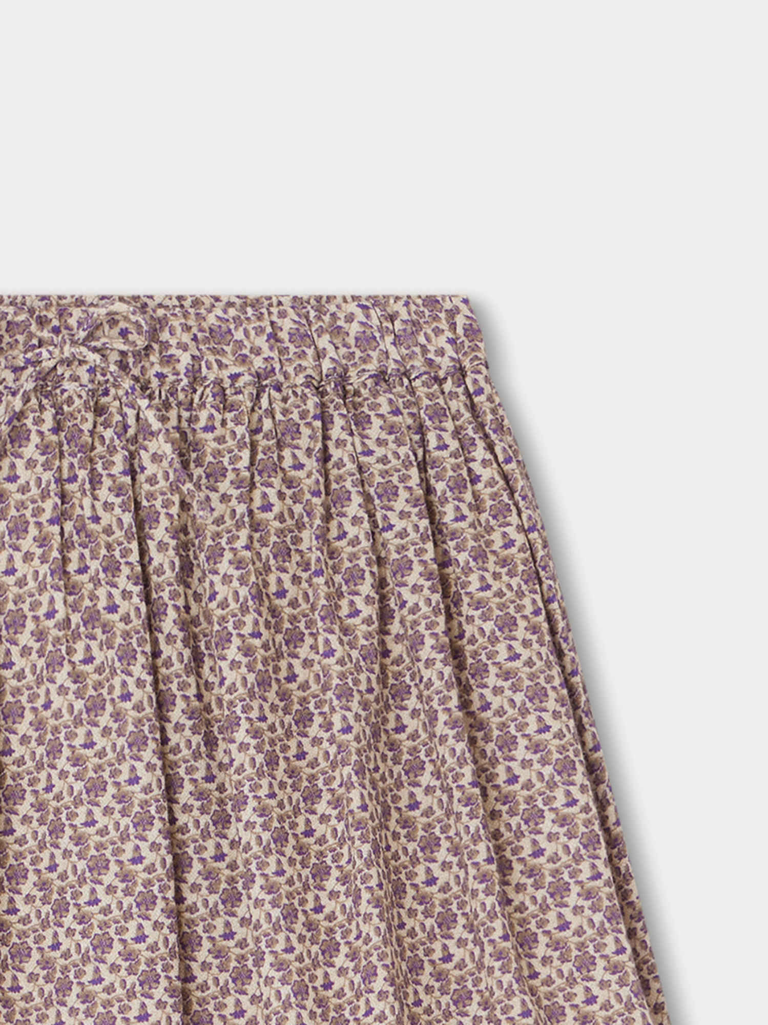 Girl | Daisy Skirt | Taupe Flowers