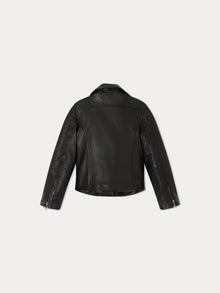 Unisex | Temple Leather Jacket | Black