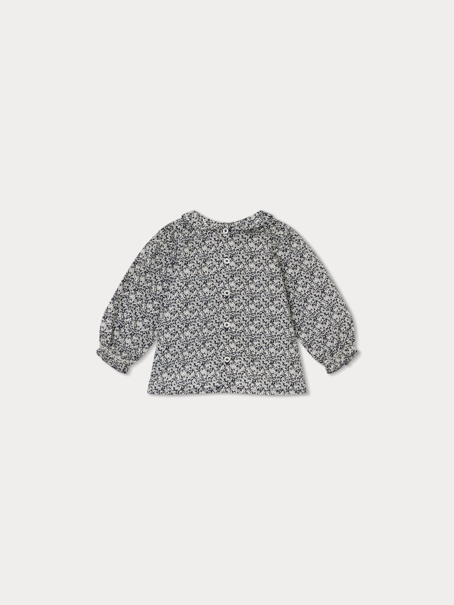 Girl | Julietti Smocked Blouse | Navy