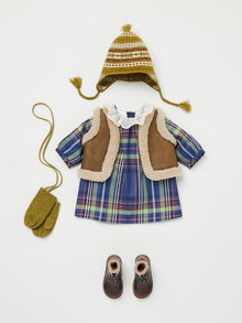 Girl | Flavili Dress | Navy Tartan