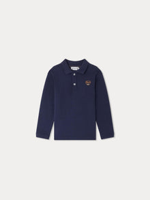 Boy | Darys Embroidered Navy Blue T Shirt | Navy