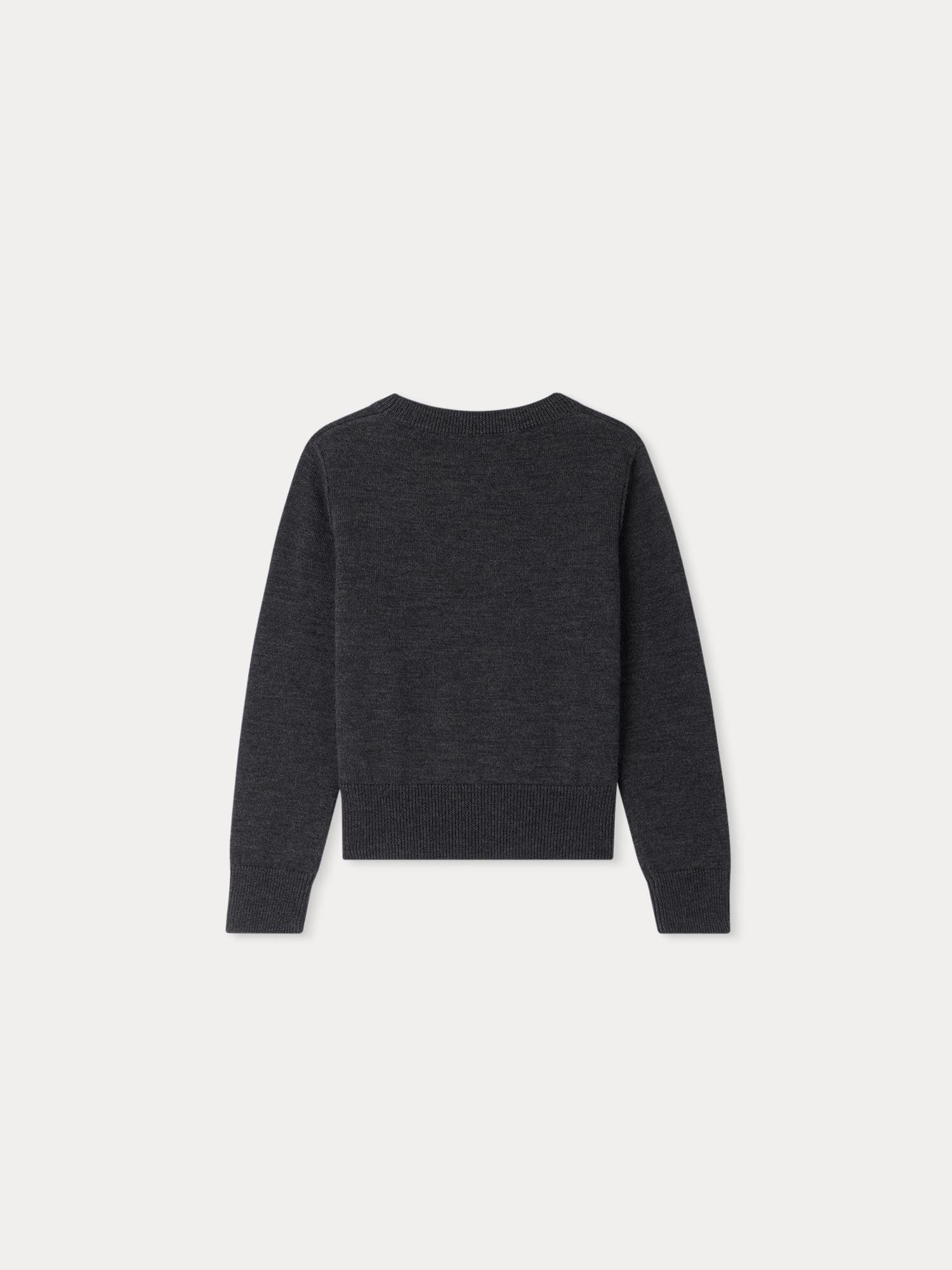 Girl | Giannette Wool Sweater | Medium Heathered Gray