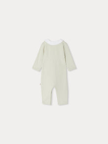 Boy | Anton Embroidered Collar Pajamas | Pebble