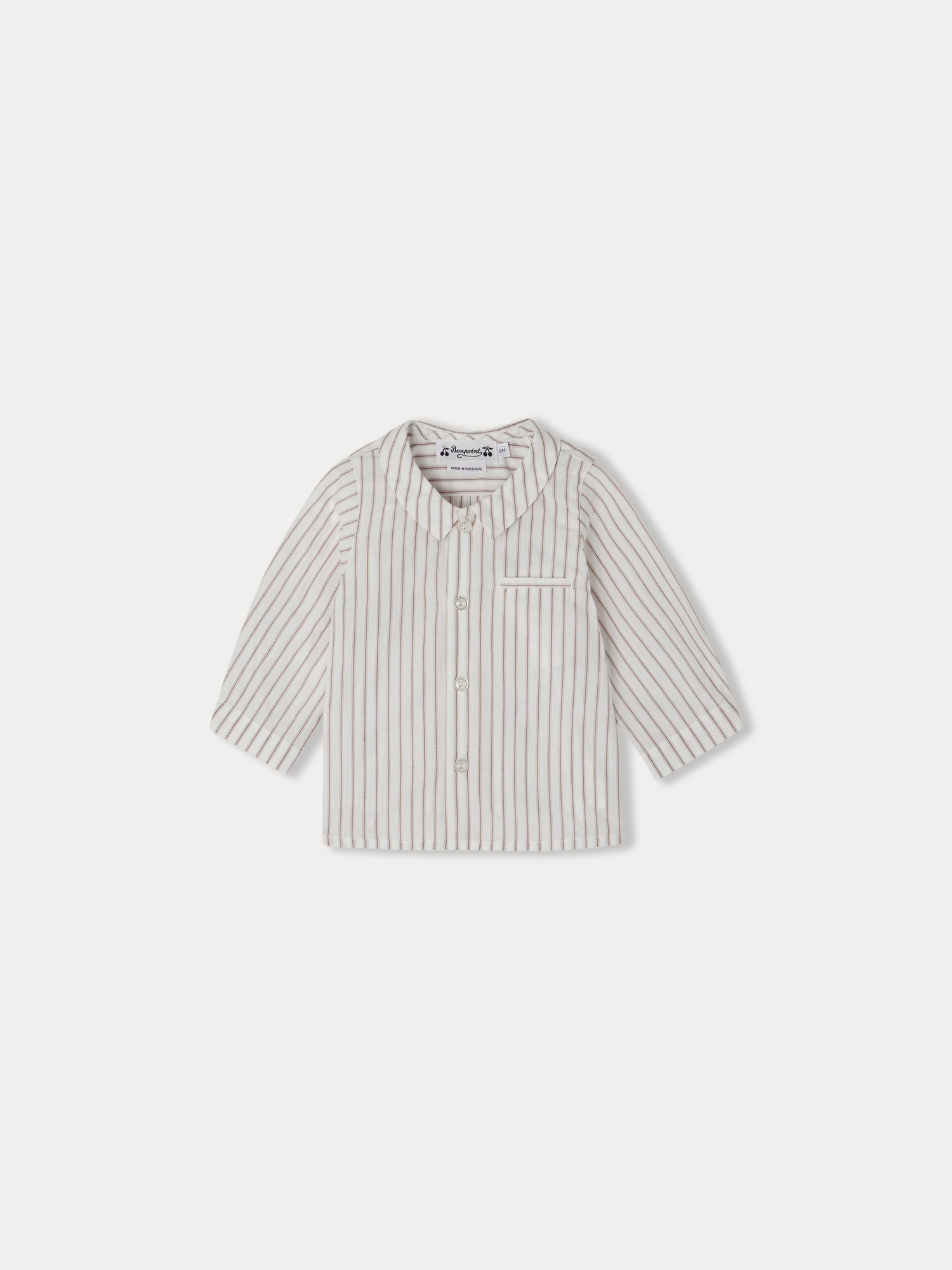 Boy | Boubou Striped Shirt | Terracotta