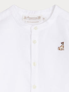 Boy | Cicero Poplin Tunic | White Milk