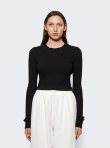 Women | WARDROBE.NYC X Hailey Bieber | Long Sleeve Tee | Black