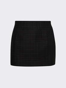 Women | WARDROBE.NYC | Contour Mini Skirt Black Check