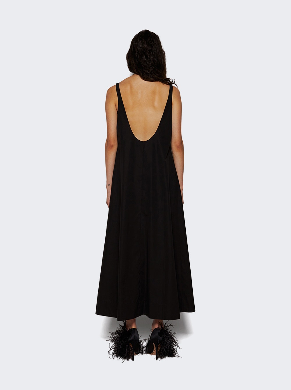 WARDROBE.NYC | Backless Dress | Black