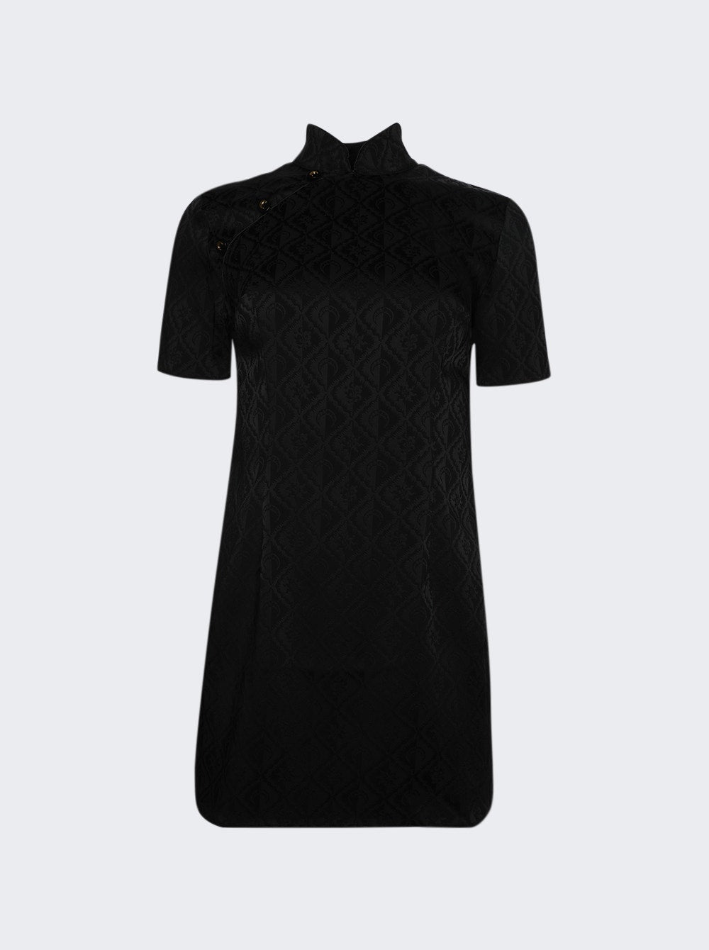 Women | Marine Serre | Jacquard Mini Dress | Black