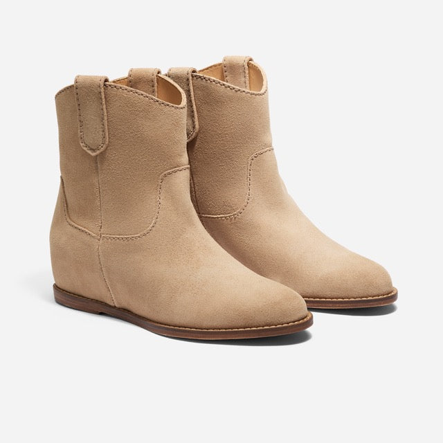 Womens | Amaya Bootie | Linen Suede