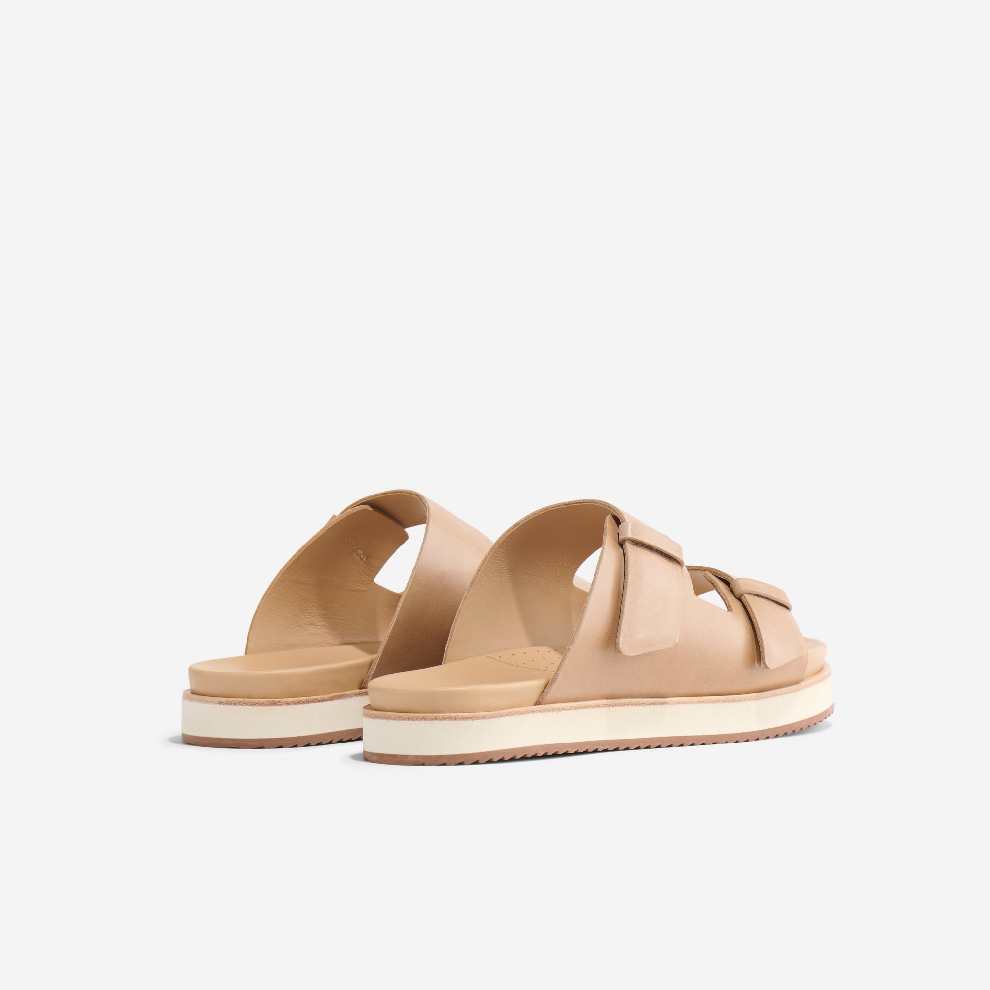 Womens | Ella Flatform Slide | Almond
