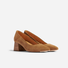 Womens | Fiorela Go-To Mid Heel | Taupe Suede