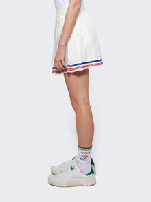Women | CASABLANCA | Par Avion Printed Tennis Skirt | White