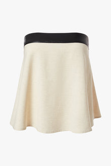 Strapless Top | Black x Taupe