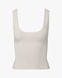 Scoop Top | White