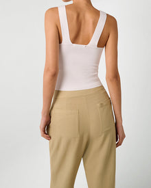 Scoop Top | White