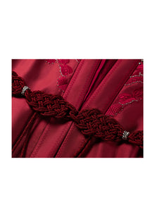 Waist Tie Jacket | Red