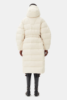 White Tech Puffer Coat | Tofu