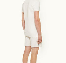 Whiteside O.B Stripe Organic Cotton Polo Shirt | White Sand
