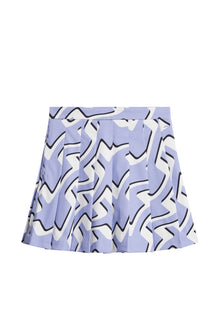 Women | Adina Print Skirt | Bridge Wave Sweet Lavender