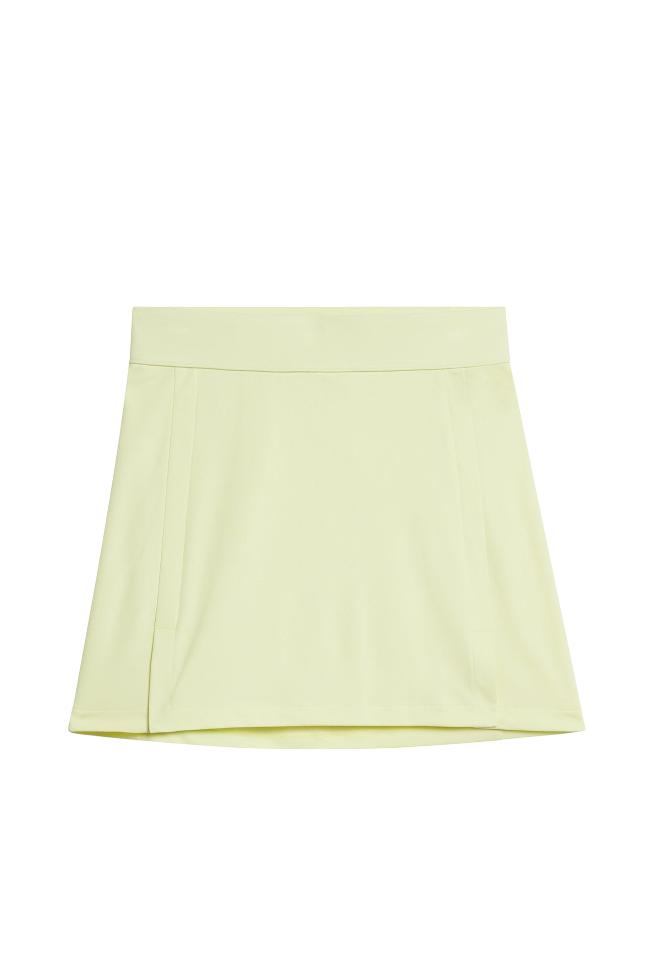 Women | Amelie Mid Skirt | Pale Lime Yellow