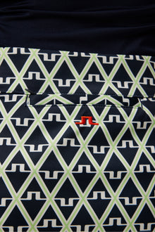 Women | Amelie Print Skirt | Geo JL Navy