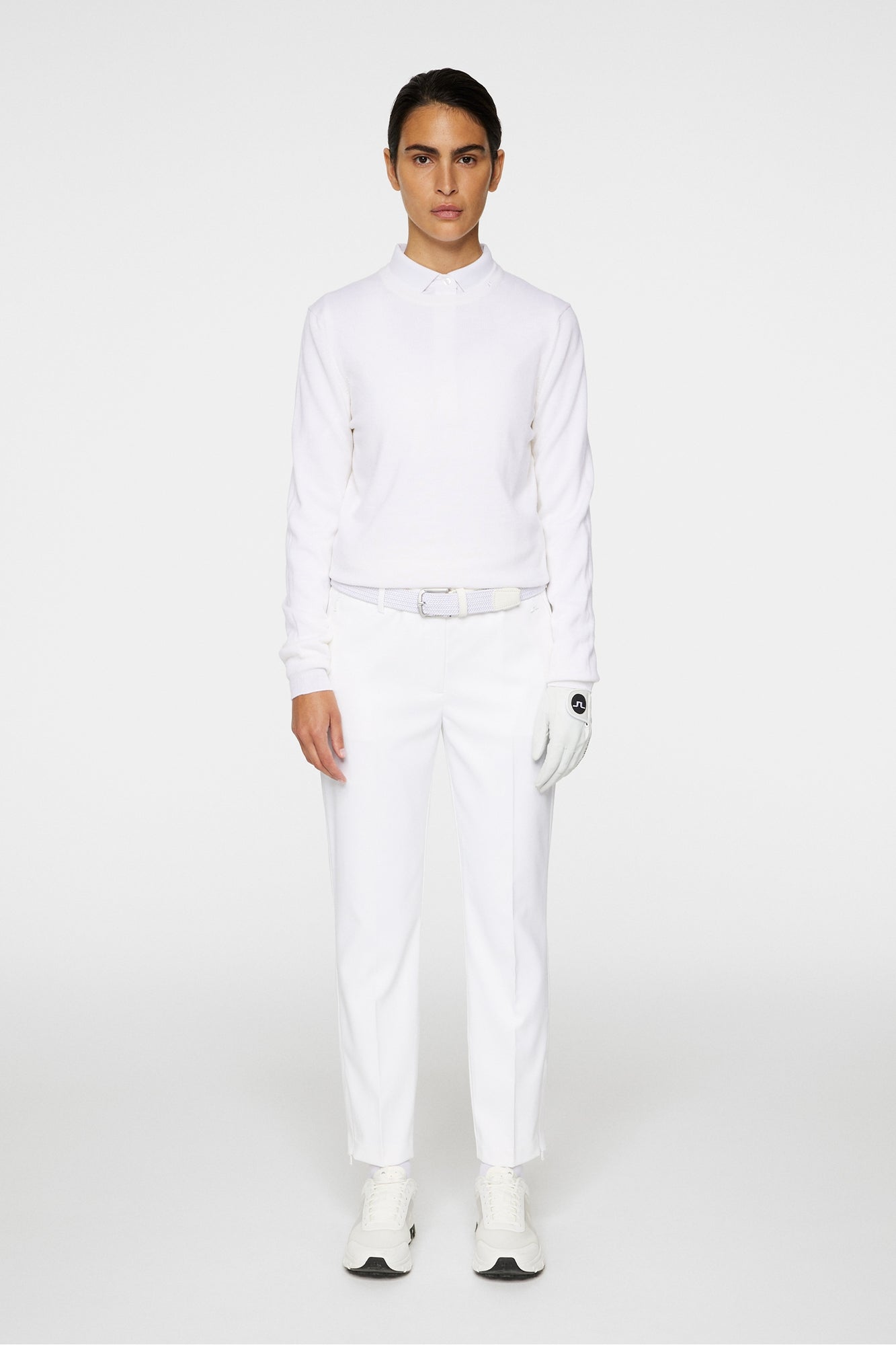 Women | Aria Knitted Sweater | White