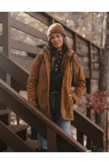 Women | Betsie Canvas Coat | Maple Glaze
