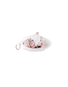 Women | Cozychic Barbie Eyemask, Scrunchie, Sock Set | Sea Salt-Dusty Rose