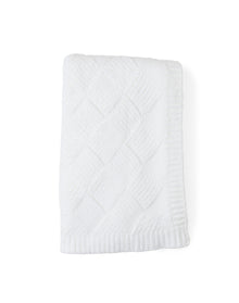 Women | Cozychic Diamond Weave Blanket Scarf | Pearl