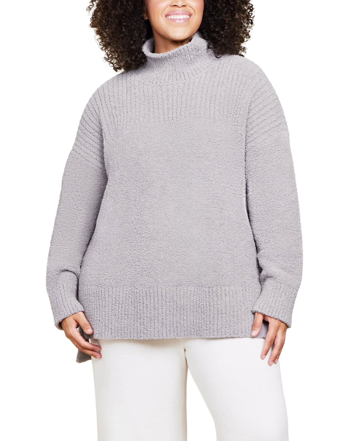 Women | Cozychic High Low Pullover | Dove Gray