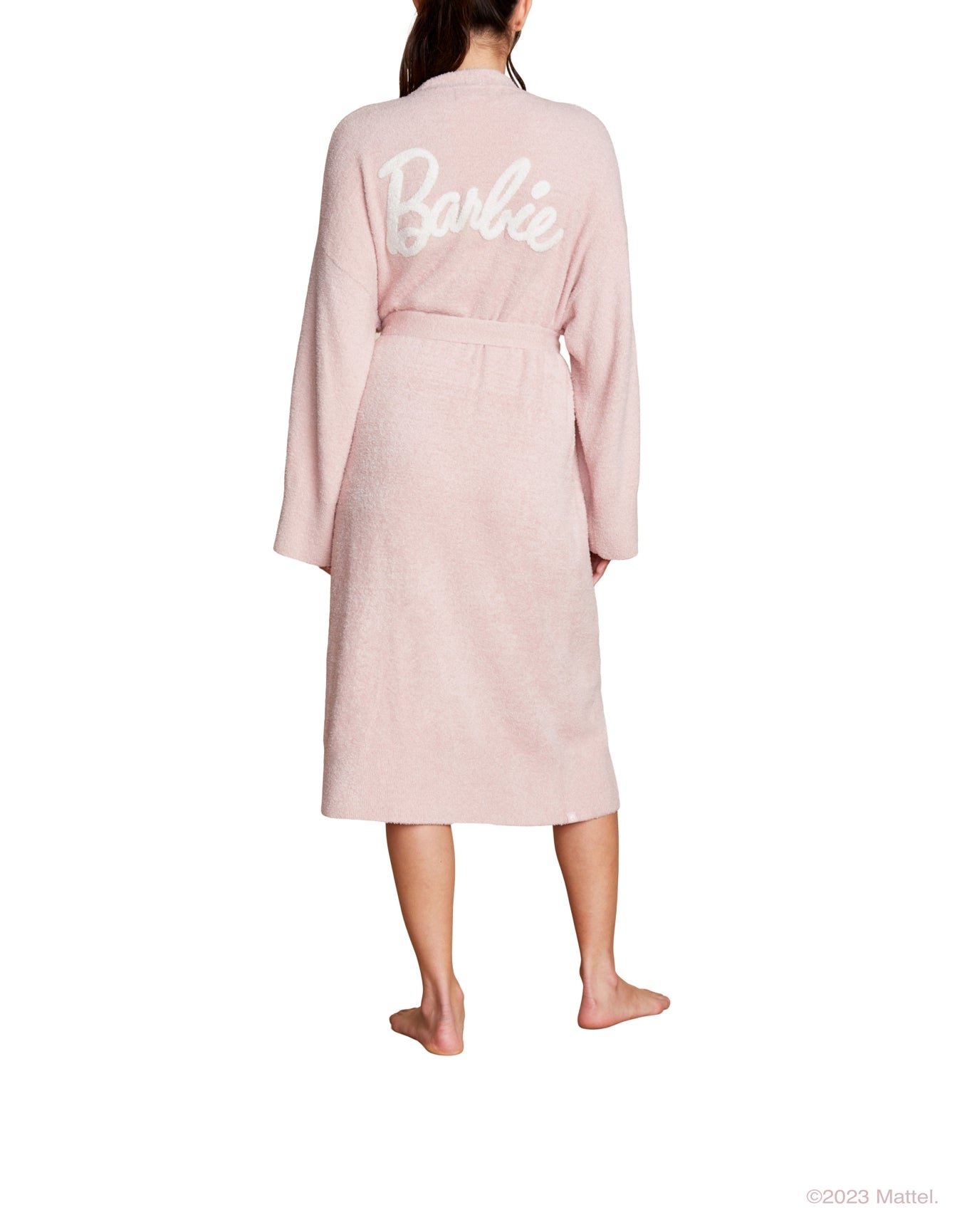 Women | Cozychic Lite Barbie Robe | Dusty Rose-White